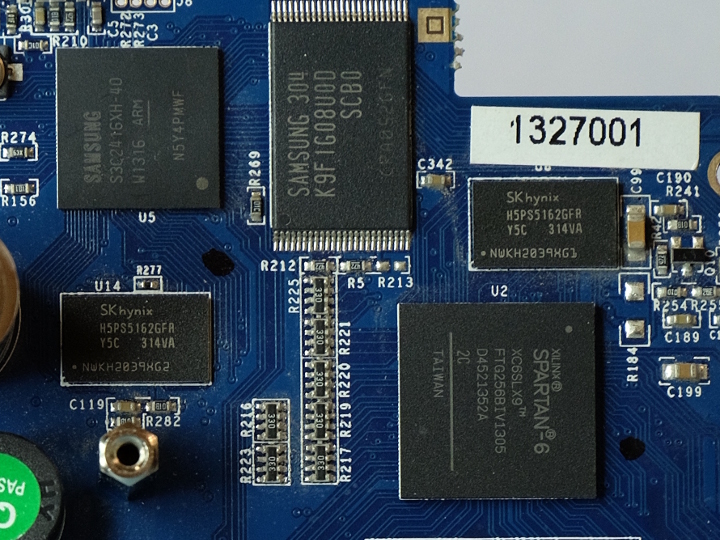 The FPGA on the SDS7120